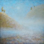 Silently flowing fog 20x20''acrylic, canvas $1600